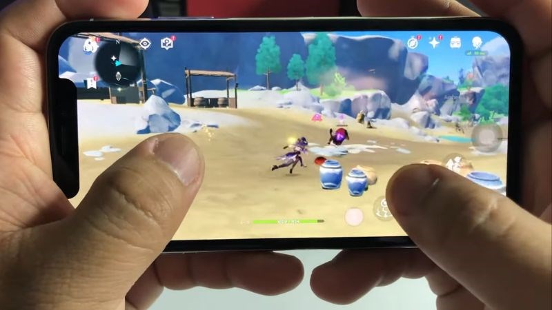 H&igrave;nh ảnh khi chơi với mức thiết lập Thấp 