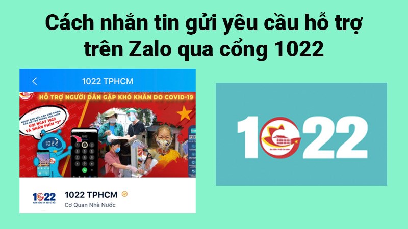 Cách nhắn tin gửi yêu cầu hỗ trợ trên Zalo qua cổng 1022 