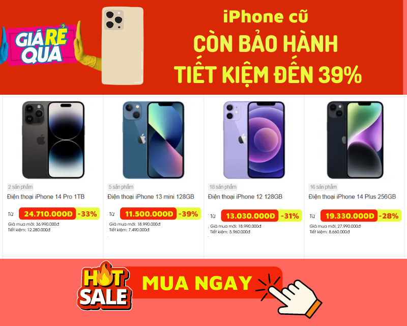 iPhone cũ giá rẻ