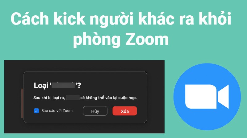 C&aacute;ch kick người kh&aacute;c ra khỏi Zoom tr&ecirc;n điện thoại, m&aacute;y t&iacute;nh