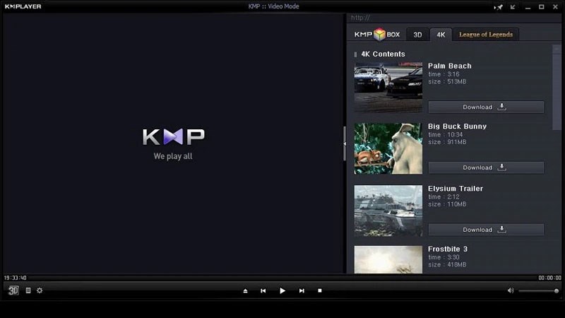 Tải phần mềm KMPlayer - Trình phát nhạc, video chất lượng cao