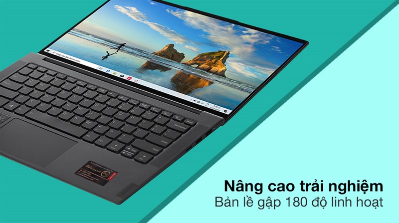 Linh hoạt trong sử dụng với bản lề 180 độ