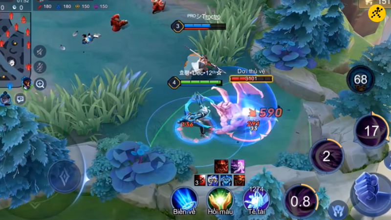 Mượt m&agrave; kể cả trong l&uacute;c combat