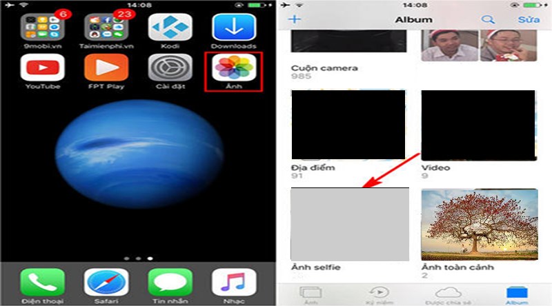 Hoàn tất việc xóa ảnh Hoàn tất việc xóa ảnh