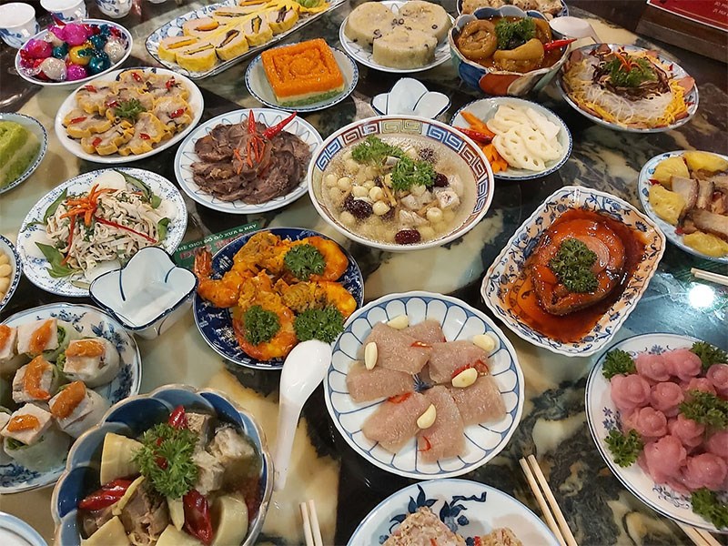 Mâm cỗ miền Trung
