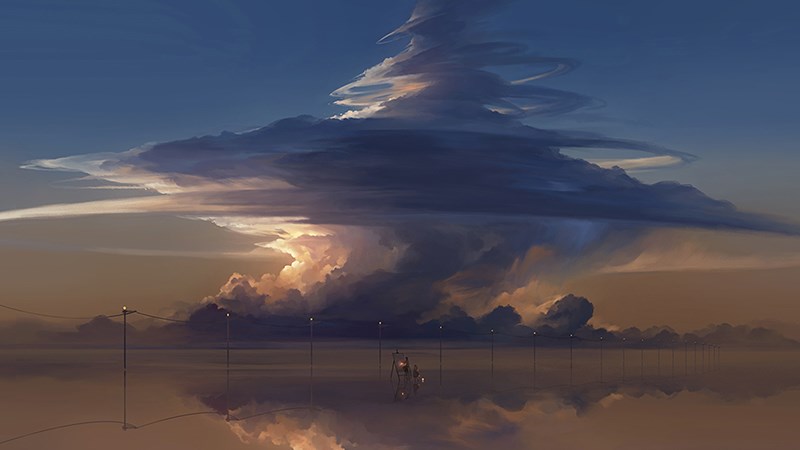 Hình nền : phong cảnh, Anime, không gian, Bầu trời, Đám mây, trái đất, điềm  tĩnh, Nước đá, không khí, Bắc cực, Đóng băng, đám mây, Ban ngày, Hình nền  máy tính,
