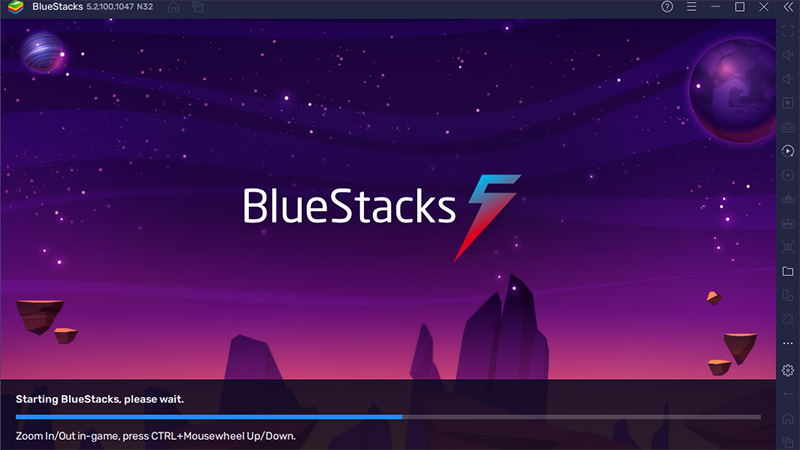 Mở ứng dụng BlueStacks