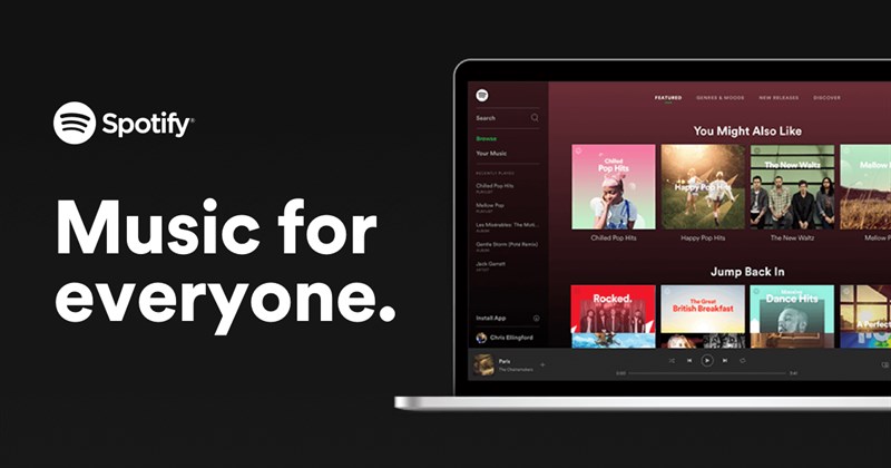 Nghe và tải nhạc miễn phí trên Spotify 