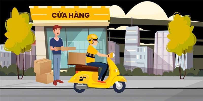 Be đi chợ