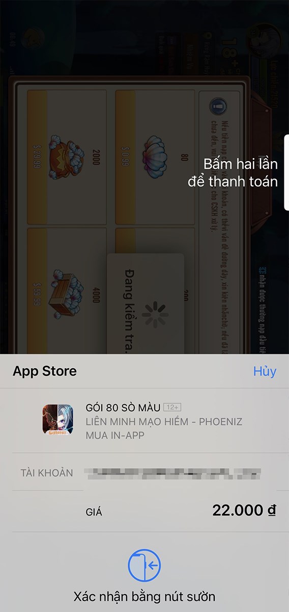 X&aacute;c nhận thanh to&aacute;n