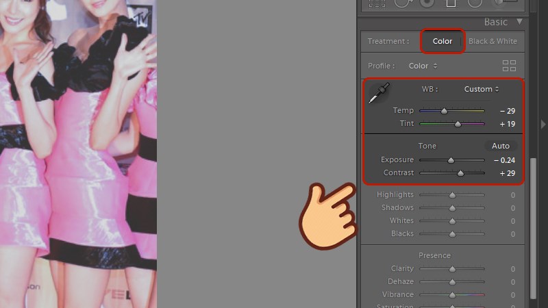 Tùy chỉnh thông số Tùy chỉnh thông số