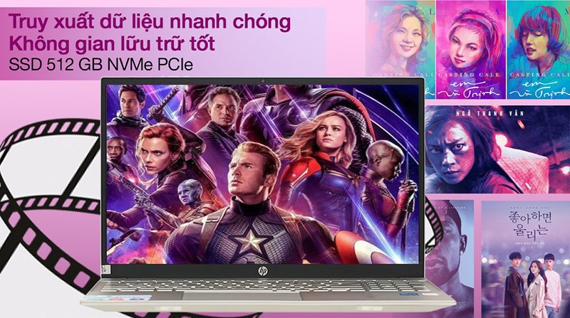 Ổ cứng lên đến 512GB
