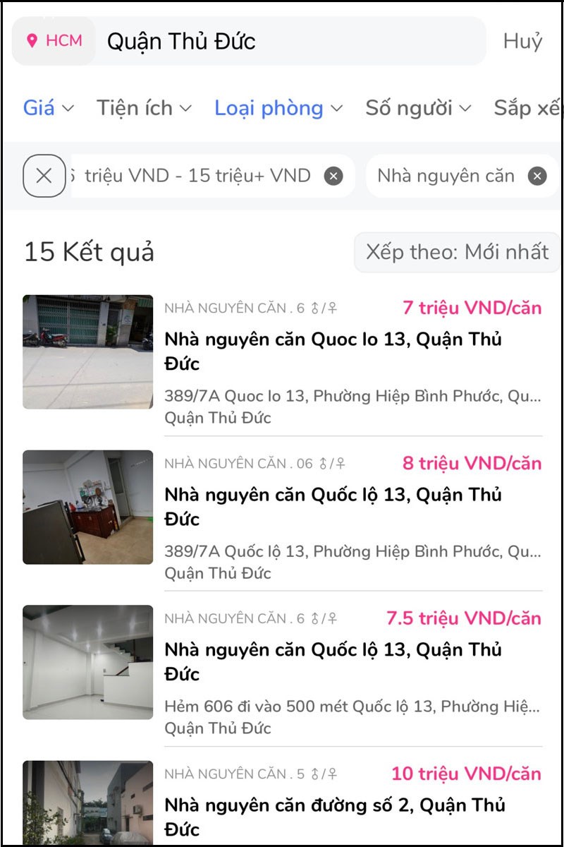 Kết quả phù hợp nhất sẽ hiển thị