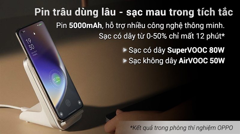 Pin tr&acirc;u đi k&egrave;m c&ocirc;ng nghệ sạc nhanh cực đỉnh