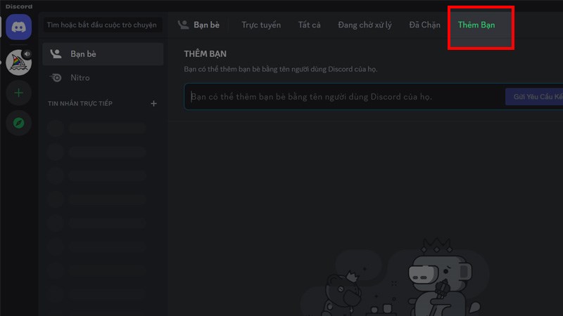 Kết bạn bằng tag tr&ecirc;n pc bước 1
