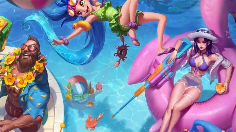 Caitlyn Tiệc Bể Bơi