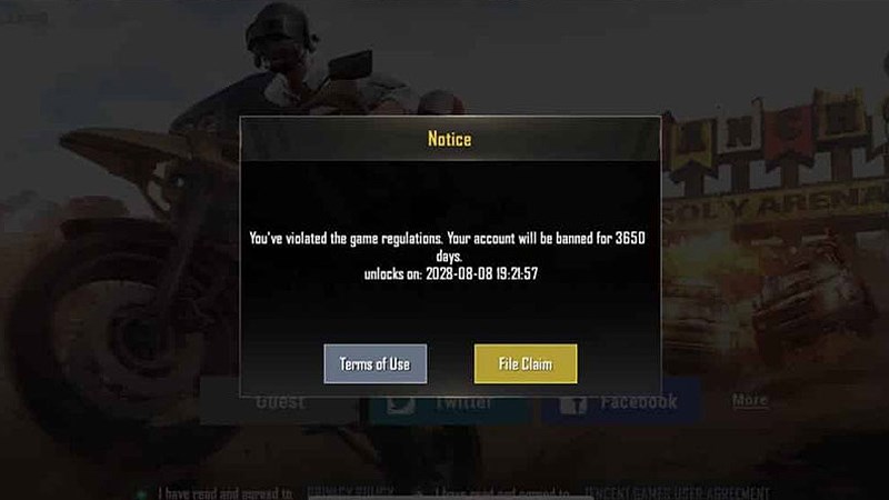 Hình trị AFK nhập PUBG và PUBG Mobile