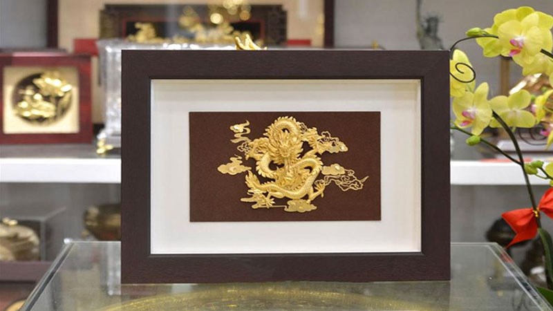 Tranh rồng phú quý