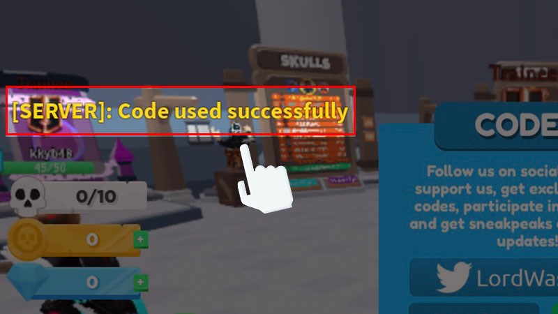 Lúc này hệ thống sẽ thông báo bạn đã nhập code thành công Lúc này hệ thống sẽ thông báo bạn đã nhập code thành công