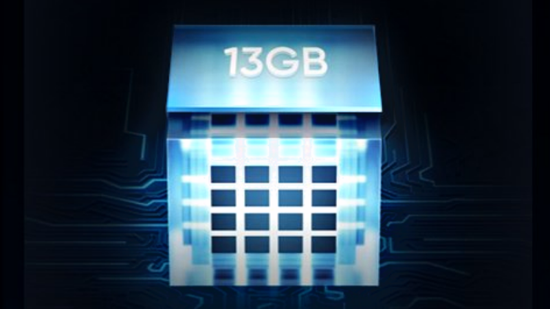 Khả năng n&acirc;ng cấp RAM l&ecirc;n 13 GB cực khoẻ