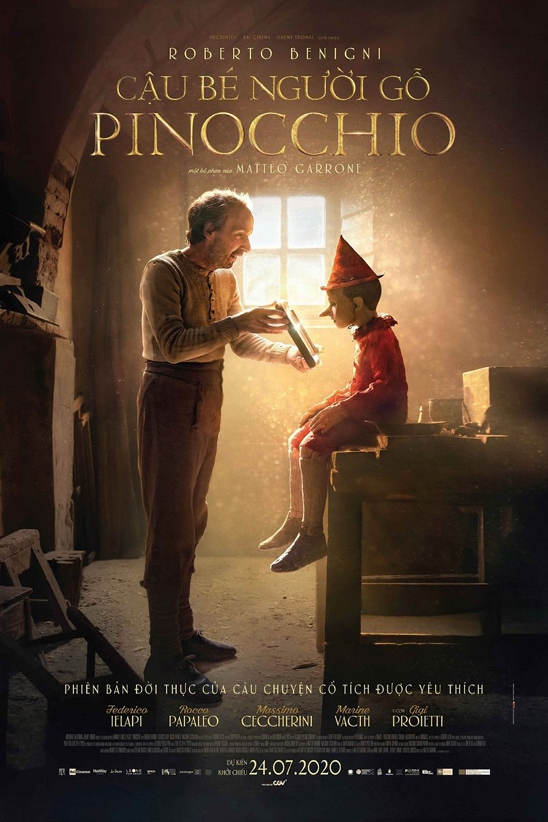 Phim Pinocchio -  Chú bé người gỗ phiên bản điện ảnh