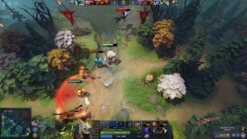 Dota 2 chiến thoải mái với RTX 2050 Dota 2 chiến thoải mái với RTX 2050