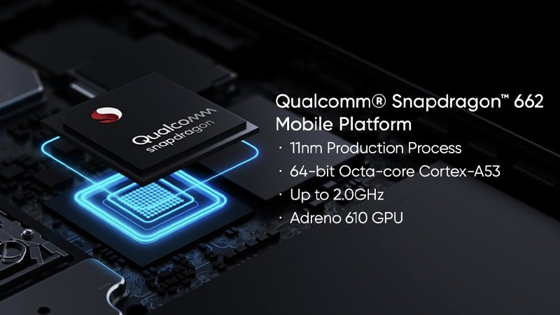 Chip Snapdragon 662 cân tốt các thao tác đơn giản Chip Snapdragon 662 cân tốt các thao tác đơn giản