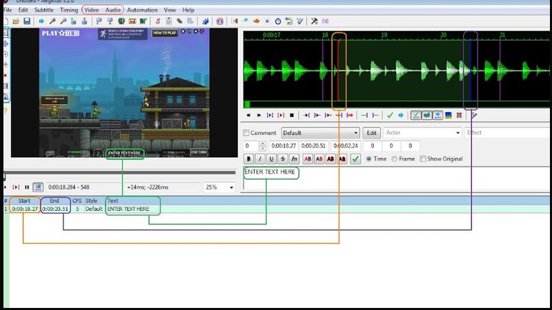 Sơ lược về ứng dụng Aegisub