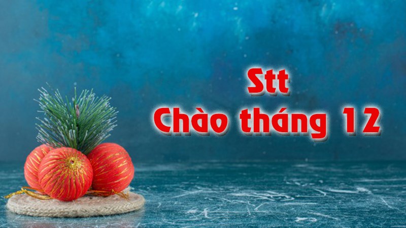 Stt chào tháng 12 và những câu nói ý nghĩa