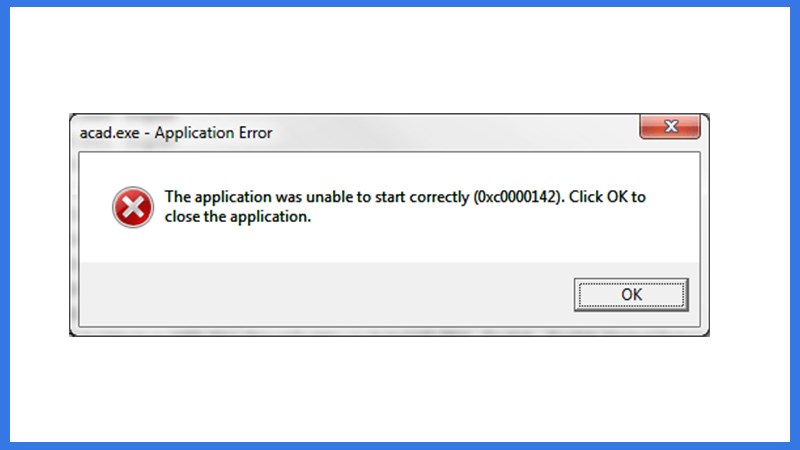 Nguyên nhân, tác hại gây lỗi 0xc0000142
