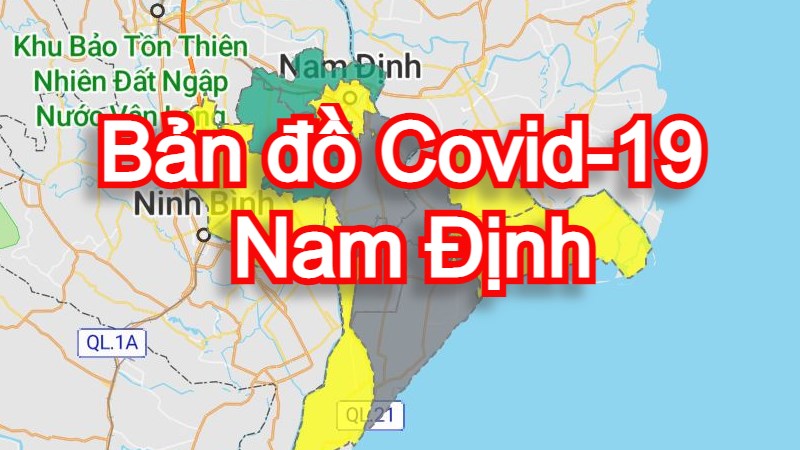 Cách xem bản đồ Covid-19 Nam Định vùng xanh vùng đỏ mới nhất