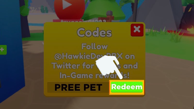 Nhấn Redeem để nhận phần thưởng