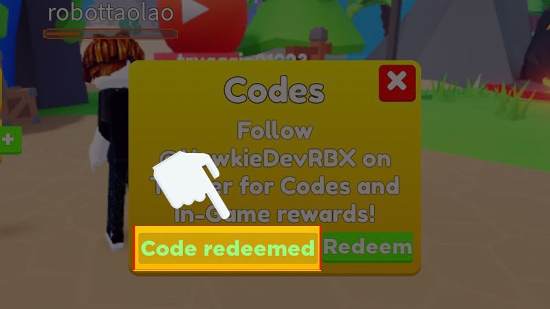 Hệ thống th&ocirc;ng b&aacute;o nhập code th&agrave;nh c&ocirc;ng