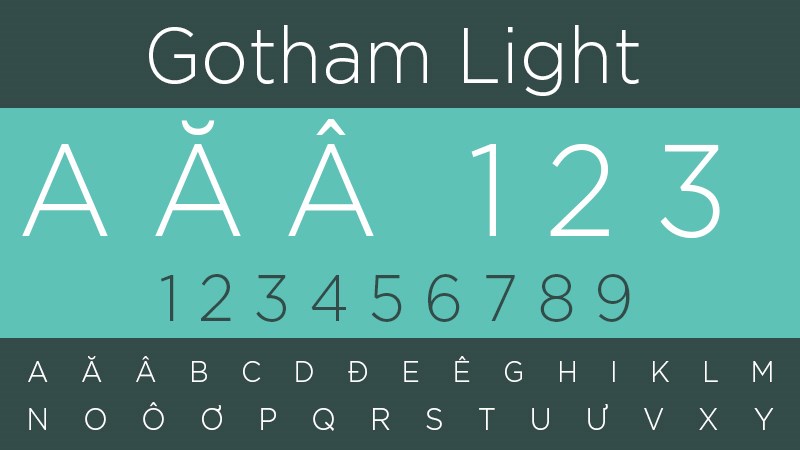 Tải Font Gotham Việt Hóa Miễn Phí: Trọn Bộ Font Gotham Đẹp