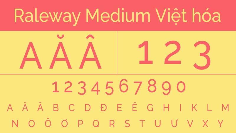 Để đáp ứng nhu cầu của khách hàng Việt Nam, font chữ Raleway đã được Việt hóa hoàn chỉnh để dễ dàng sử dụng và trang trí trên trang web của bạn. Hãy xem hình ảnh để thấy sự khác biệt mà font Raleway Việt hóa mang lại cho trang web của bạn.