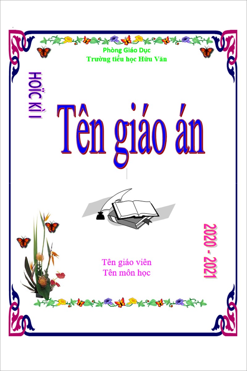 1000+ MẪU BÌA GIÁO ÁN ĐẸP BẰNG WORD ( LINK DRIVER) - SÁCH, TÀI ...