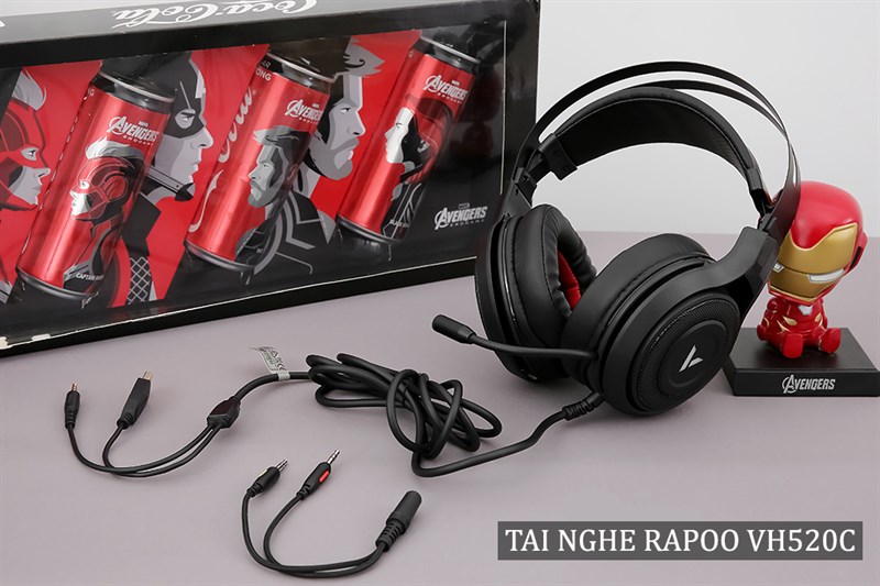 Tai nghe chụp tai Gaming Rapoo VH520C Tai nghe chụp tai Gaming Rapoo VH520C