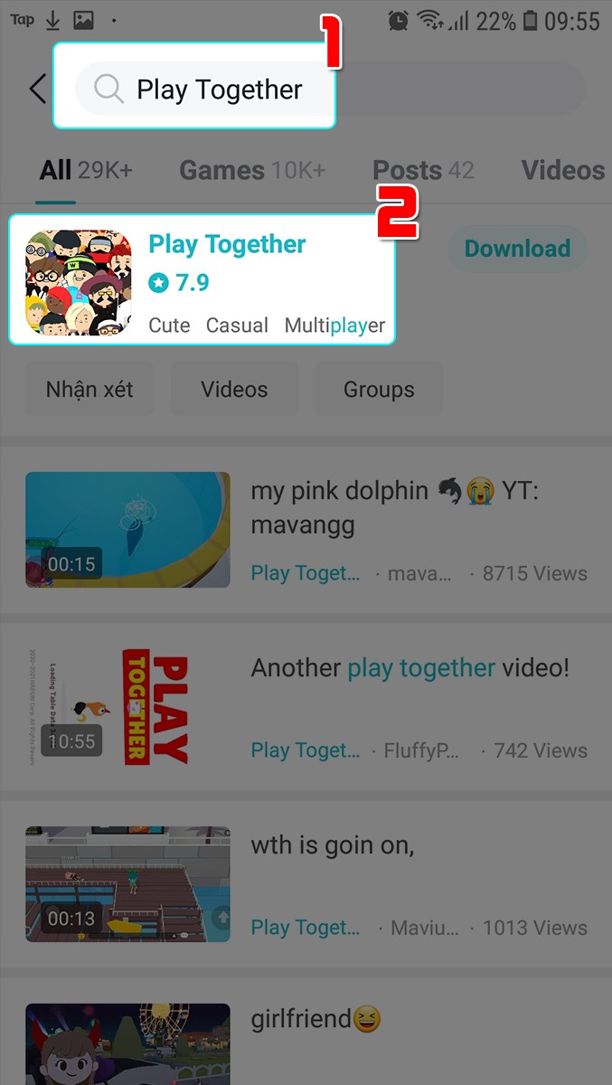 Cách Tải, Cập Nhật Play Together Cho Android Không Tương Thích