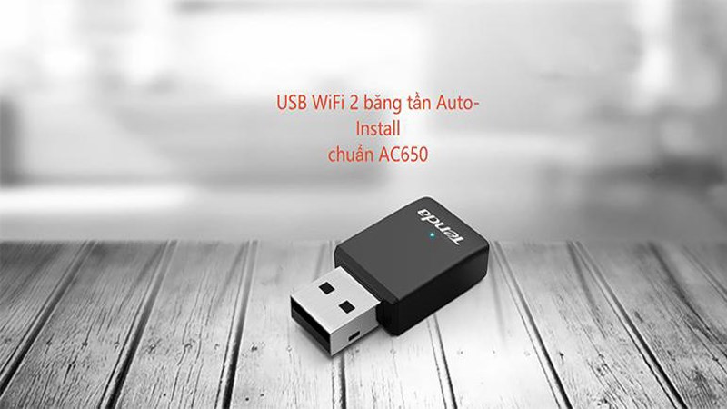 USB Wifi chuẩn AC 650Mbps Tenda U