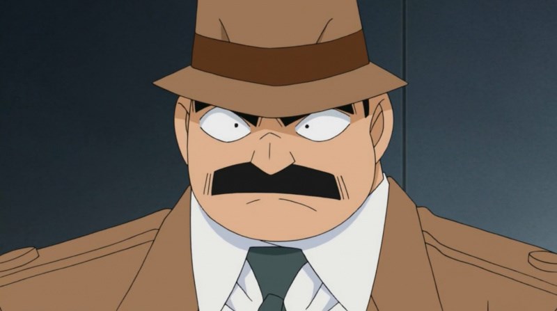 Thanh tra Juzo Megure đánh giá cao khả năng thám tử của Heiji