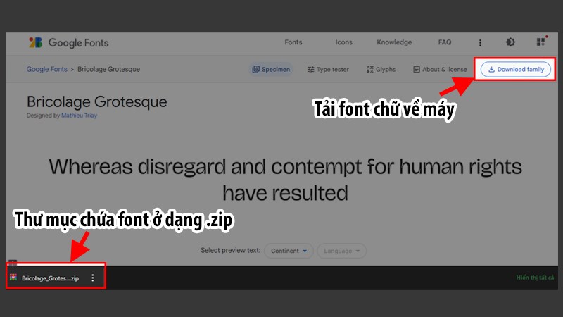 Tải font chữ về máy Tải font chữ về máy