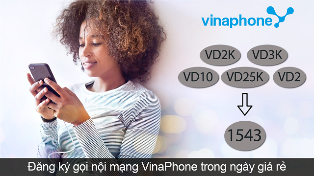 Đăng ký các gói gọi nội mạng VinaPhone trong ngày giá rẻ