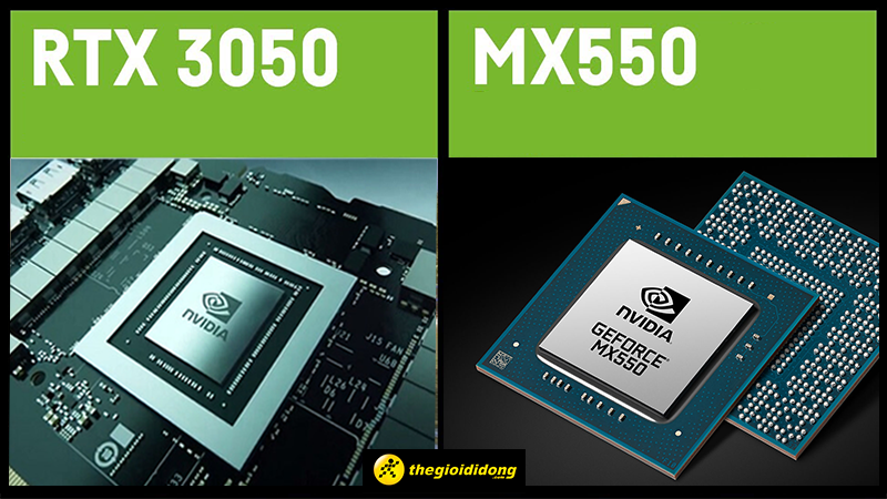 MX550 vs RTX 3050, ai sẽ thắng?