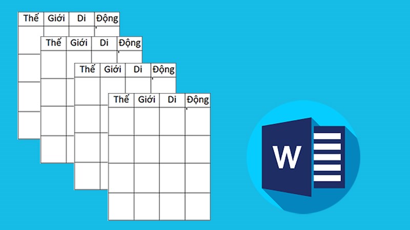 Cách lặp lại tiêu đề trong Word cho bảng biểu, in ấn có video hướng dẫn