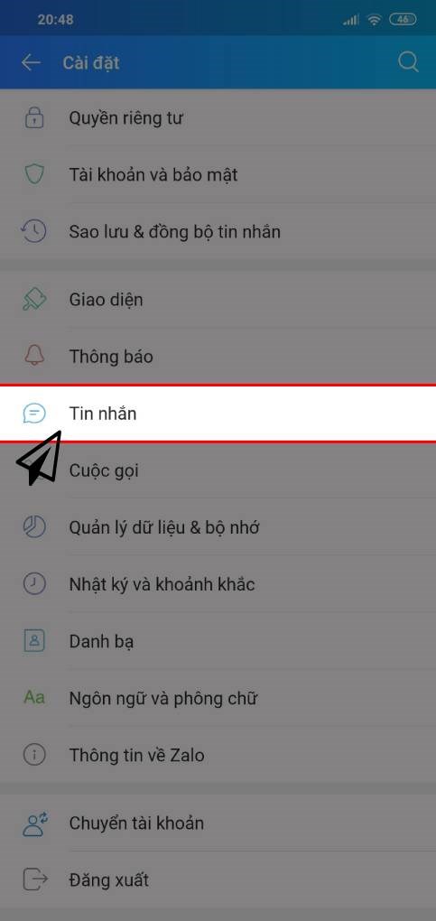 cách nhắn tin xuống dòng trên Zalo