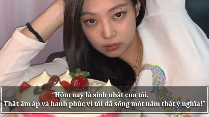 Hôm nay là sinh nhật của tôi. Thật ấm áp và hạnh phúc vì tôi đã sống một năm thật ý nghĩa!
