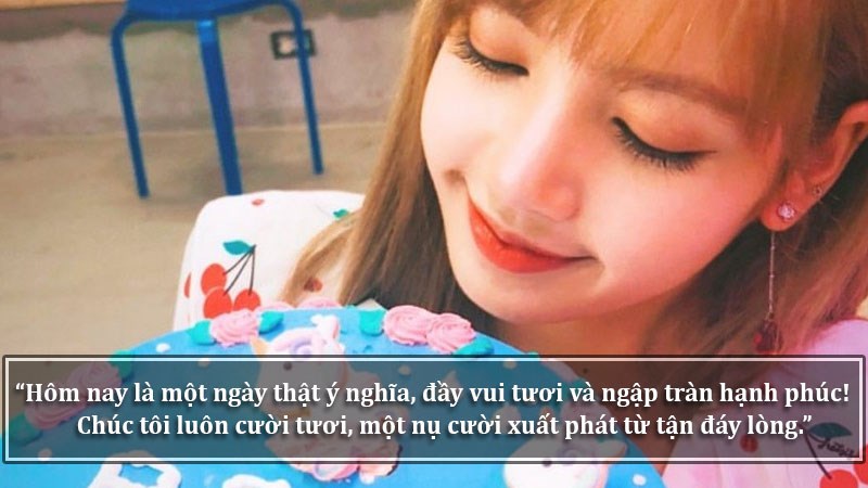 Hôm nay là một ngày thật ý nghĩa, đầy vui tươi và ngập tràn hạnh phúc! Chúc tôi luôn cười tươi, một nụ cười xuất phát từ tận đáy lòng. Chúc mừng sinh nhật!