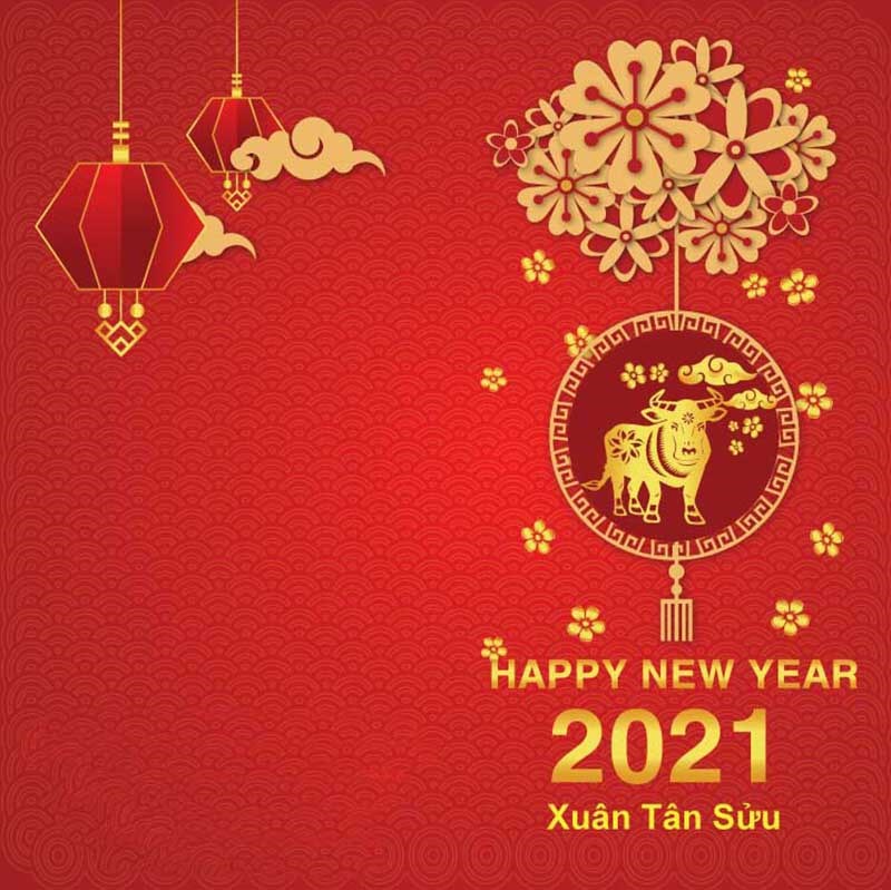 Mẫu thiệp xuân Tân Sửu 14