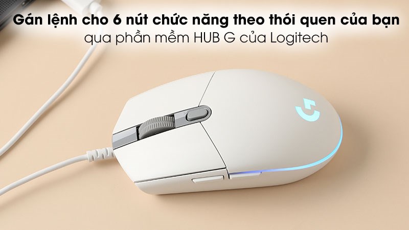 Chuột Gaming Logitech G102 Gen2 Lightsync