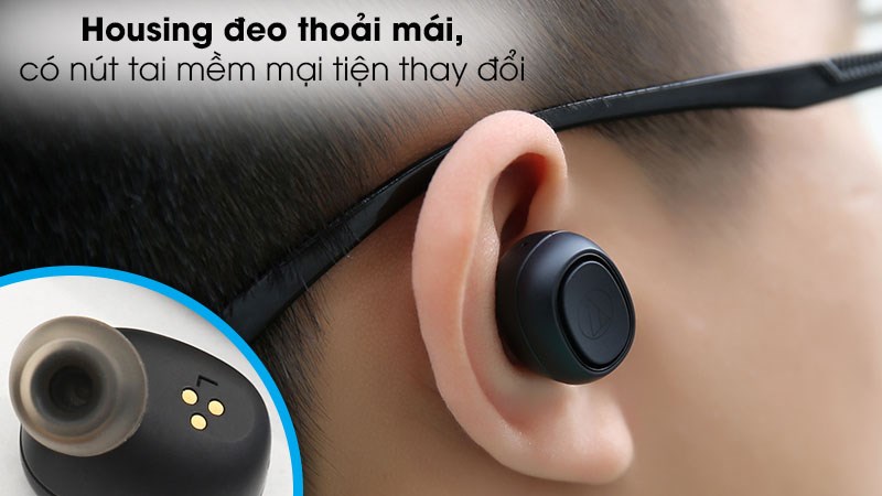 Tai nghe Bluetooth True Wireless Audio Technica ATH-CK3TW Tai nghe Bluetooth True Wireless Audio Technica ATH-CK3TW